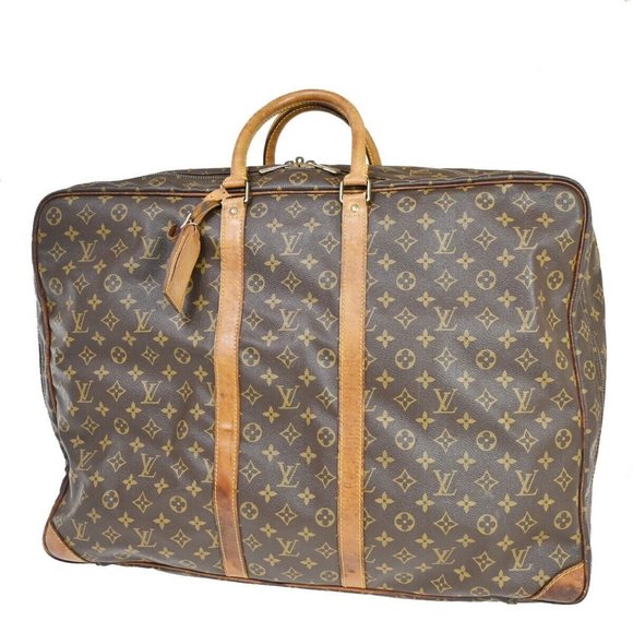 LOUIS VUITTON Sirius 60 Travel Hand Bag Monogram Leather Brown M41402 69SH462 - Picture 1 of 13